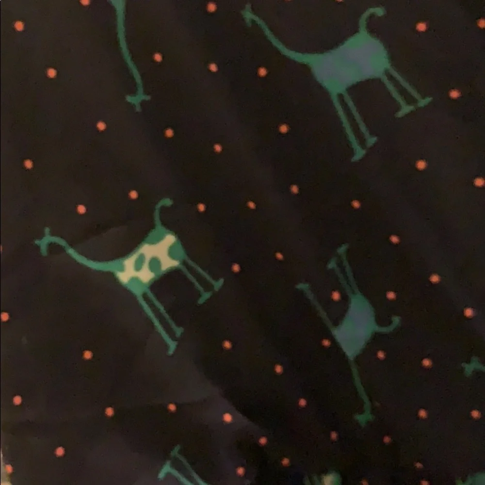 NWOT✨ ModCloth l Navy Giraffe x Polka Dot Faux Wrap Dress - Picture 8 of 11